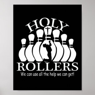 Poster Équipe de Bowling de jumelage des St-Rollers