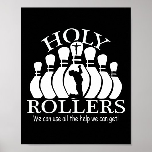 Poster Équipe de Bowling de jumelage des St-Rollers (Devant)