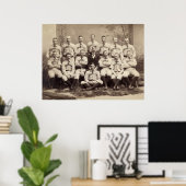 Poster Équipe de Brooklyn de baseball, 1889 (Bureau à domicile)