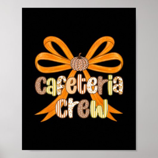 Poster Équipe de cafétéria Préparatifs Coquette Automne A (Devant)