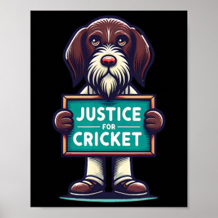 Poster Équipe de chasse au cricket Squad Funny Retro