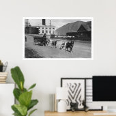 Poster Équipe de chiens de blanchisserie Alaska 1904 (Bureau à domicile)