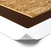 Poster Équipe de Cleveland de baseball 1913 (Coin)