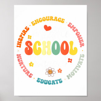 Poster Équipe de collège premier jour de rentrée des clas