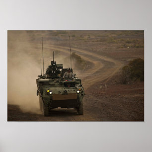 Poster Équipe de combat de la 2e brigade Stryker