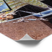 Poster Équipe de construction de la colonie spatiale au t (Coin)