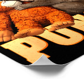 Poster Équipe de coup de poing de singe  (Coin)