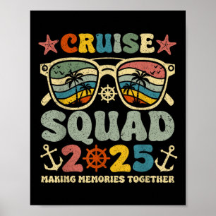 Poster Équipe de croisière 2025 Famille de jumelage de va