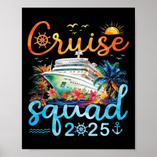 Poster Équipe de croisière 2025 Groupe familial correspon