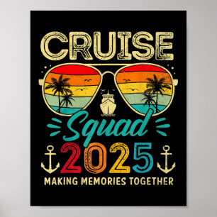 Poster Équipe de croisière 2025 Groupe familial correspon