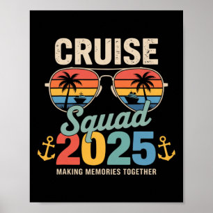 Poster Équipe de croisière 2025 Groupe familial correspon