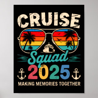 Poster Équipe de croisière 2025 Groupe familial correspon