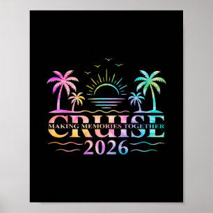 Poster Équipe de croisière 2026 Créer des souvenirs ensem