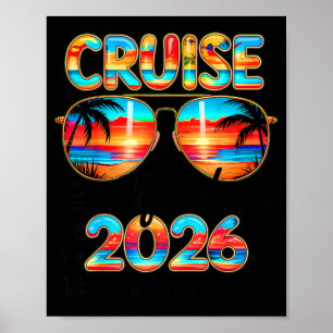 Poster Équipe de croisière 2026 Été Créer des souvenirs e