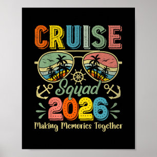 Poster Équipe de croisière 2026 Groupe familial correspon