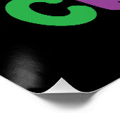Poster Équipe de croisière Mardi Gras (Coin)