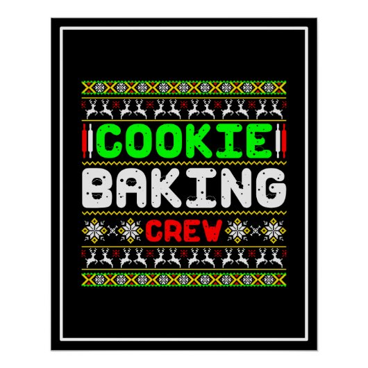 Poster Équipe de cuisson des biscuits (Devant)