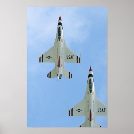 Poster Équipe de démonstration en vol de Thunderbirds (Devant)