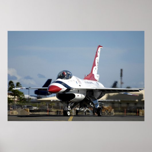 Poster Équipe de démonstration en vol de Thunderbirds (Devant)