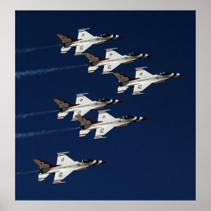 Poster Équipe de démonstration en vol de Thunderbirds