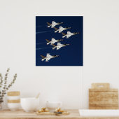 Poster Équipe de démonstration en vol de Thunderbirds (Cuisine)
