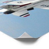 Poster Équipe de démonstration en vol de Thunderbirds (Coin)