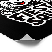 Poster Équipe de fiesta, chat amusant, design cinq mai de (Coin)