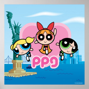 Poster Équipe de filles Powerpuff stupéfiant