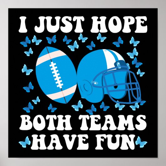 Poster Équipe de football américain Have Fun Funny (Devant)