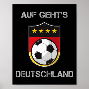Poster Équipe de football d'Allemagne Équipe nationale d'