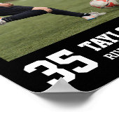 Poster Équipe de football de classe supérieure de 2025 Co (Coin)