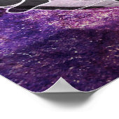 Poster Équipe de football féminin commémorative nom viole (Coin)