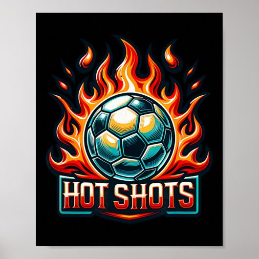 Poster Équipe de football Hot Shots (Devant)