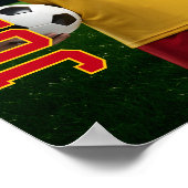 Poster Équipe de football personnalisée Photo de nuit sen (Coin)