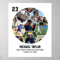Équipe de football Senior Graduation Sports Photo