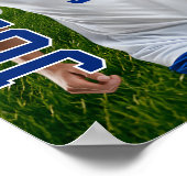 Poster Équipe de footballeurs seniors Photo personnalisée (Coin)