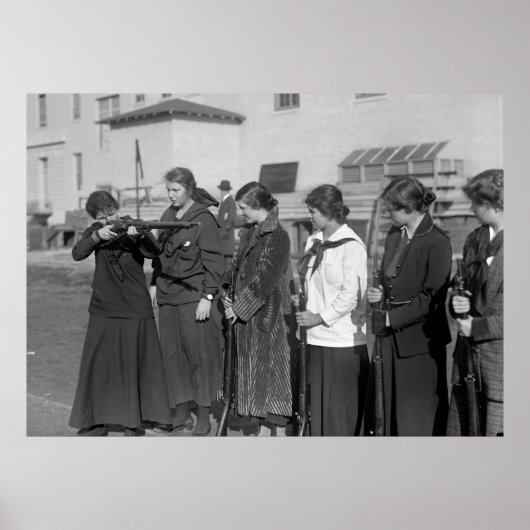 Poster Équipe de fusils, 1916 (Devant)