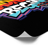 Poster Équipe de graffiti de basket-ball début mars fou (Coin)