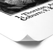 Poster Équipe de Harvard de baseball 1904 (Coin)