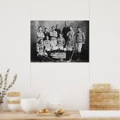 Poster Équipe de hockey shamrock, Montréal, QC 1899" (Cuisine)