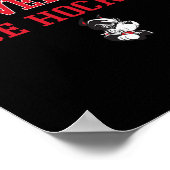 Poster Équipe de hockey sur glace des Boston Terriers Cli (Coin)