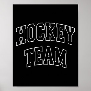 Poster Équipe de hockey universitaire Varsity Université