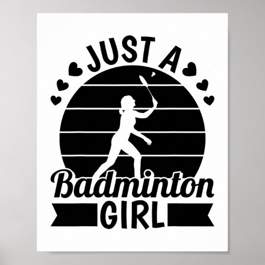 Poster Équipe De Joueurs De Badminton - Navette Juste Un (Devant)
