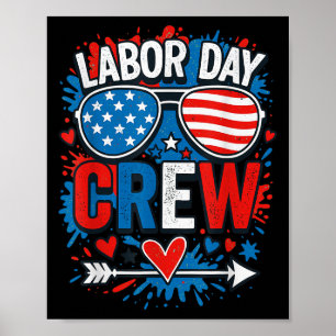 Poster Équipe de la fête du Travail, Joyeuse fête du Trav
