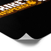 Poster Équipe de la Ligue de Bowler Funny de Whisperer (Coin)