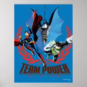 Poster Équipe de la Ligue de Justice (Devant)