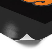 Poster Équipe de la saison effrayante d'Halloween avec de (Coin)