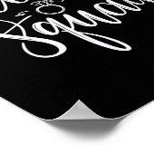 Poster Équipe de Mariage de l'équipe de mariée Bacheloret (Coin)