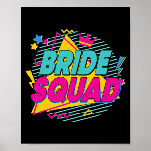 Poster Équipe de mariée 90s Bach Crew Désert Enterrement 