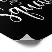 Poster Équipe de mariée Mariage équipe de mariée Bachelor (Coin)